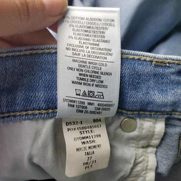 Hudson Womens Nico Straight Jeans Size 27 - Picture 6 of 6